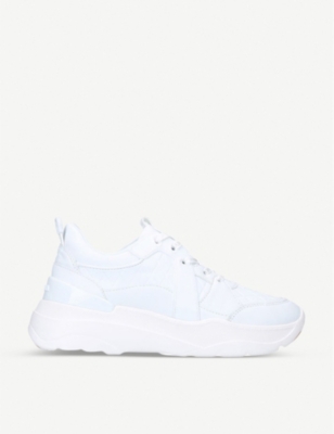 carvela leather trainers