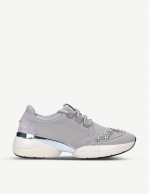 carvela snakeskin trainers