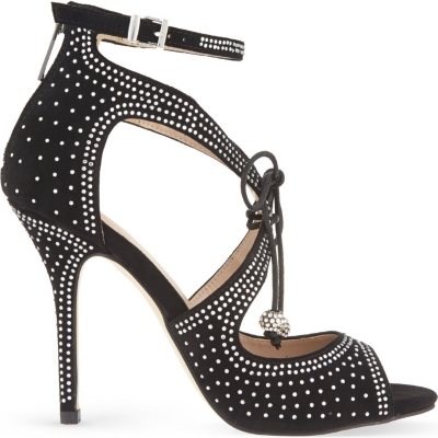 MISS KG - Fleur embellished heeled sandals | Selfridges.com