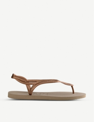 HAVAIANAS: Luna rubber sandals