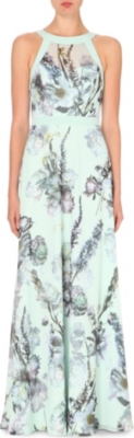 TED BAKER - Marxel floral-print maxi dress | Selfridges.com