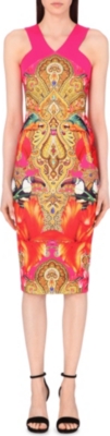 TED BAKER   Valeena paisley toucan midi dress