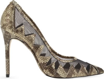 TED BAKER   Exotic mesh court shoes