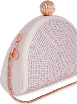 TED BAKER Jezebel Woven Clutch, Light Pink | ModeSens