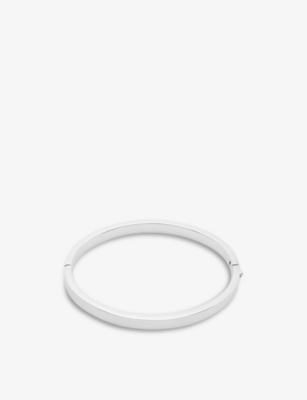 Ted Baker Clemina Hinged Bangle In Silver-col