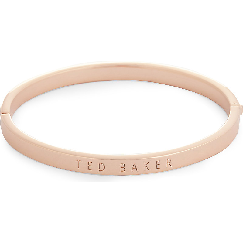 Shop Ted Baker Clemara Crystal Bangle In Clear