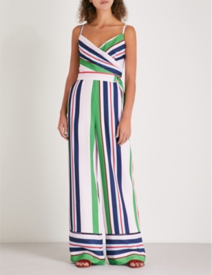 ted baker striped jumpsuit