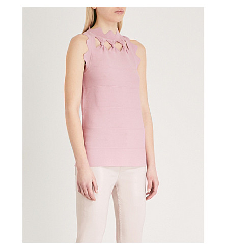 Ted Baker Elliah Knitted Top In Dusky Pink