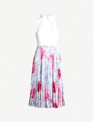 cornala babylon pleated skirt dress