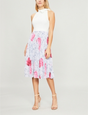 cornala babylon pleated skirt dress