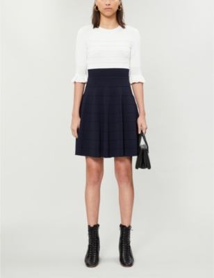 Ted baker dyana shop frill knitted dress