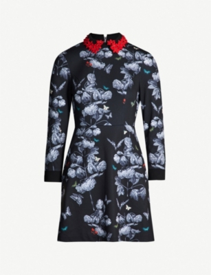 ted baker narnia collar dress