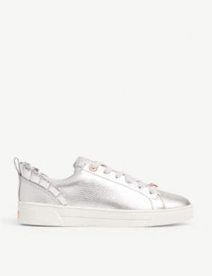 ted baker ruffle trainers white
