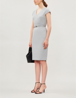 ted baker dress grey Ted Baker Estelli Sequin Embellished Cape Mini Dress