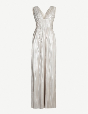 Plunge Nack Maxi Dress