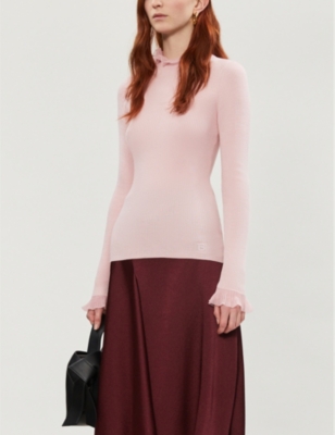 Ted baker pink frill on sale jumper