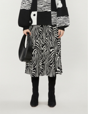 ted baker zebra skirt