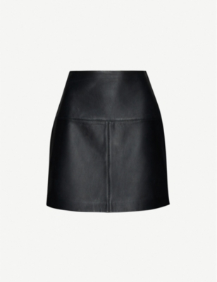TED BAKER: Valiat leather skirt