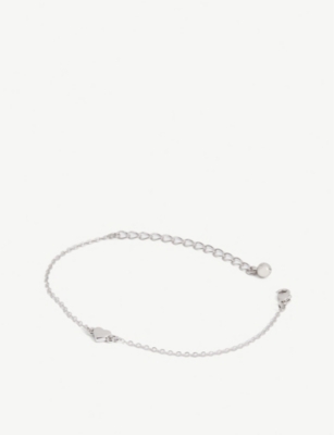 Ted Baker Hara Heart Pendant Silver-toned Bracelet