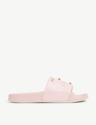 ted baker leather sliders