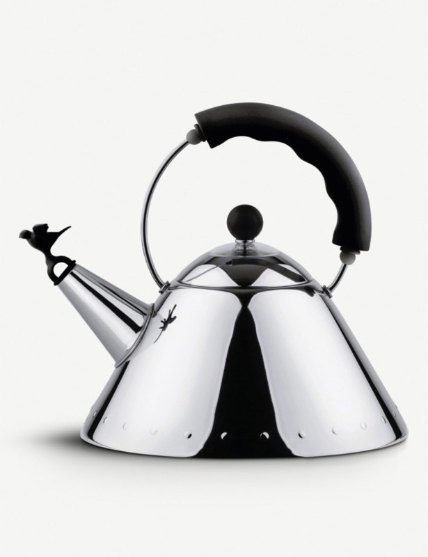 Kettle with bird-shaped whistle