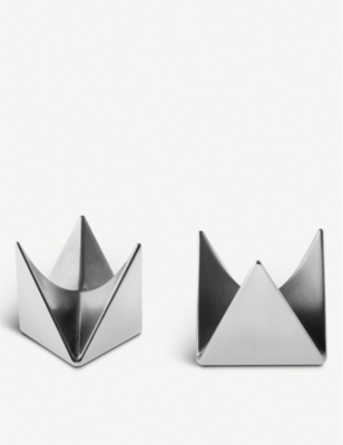 ALESSI: Roost aluminium egg cup set of 2