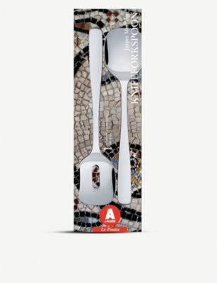 ALESSI: Stainless-steel salad set of two