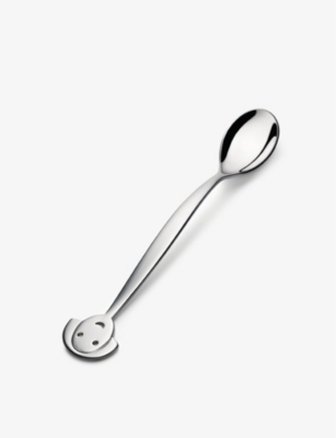 ALESSI: Anna face-engraved stainless-steel teaspoon 13cm