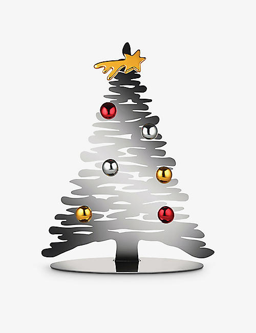 ALESSI: Bark For Christmas steel small tree ornament