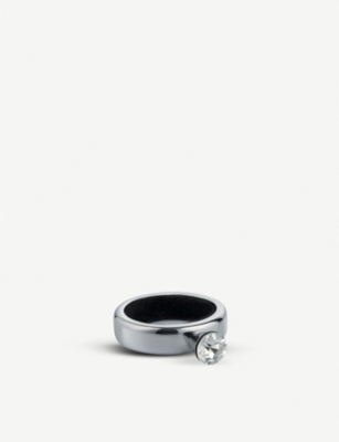 ALESSI: Noè stainless steel drop ring