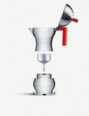 ALESSI: Pulcina aluminium casting espresso coffee maker 26cm