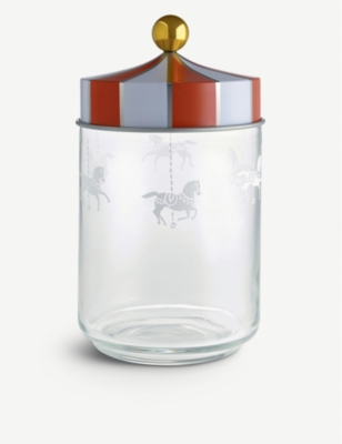 ALESSI: Circus glass jar 19cm