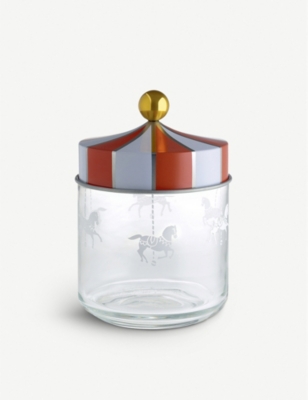ALESSI: Circus glass jar 16cm