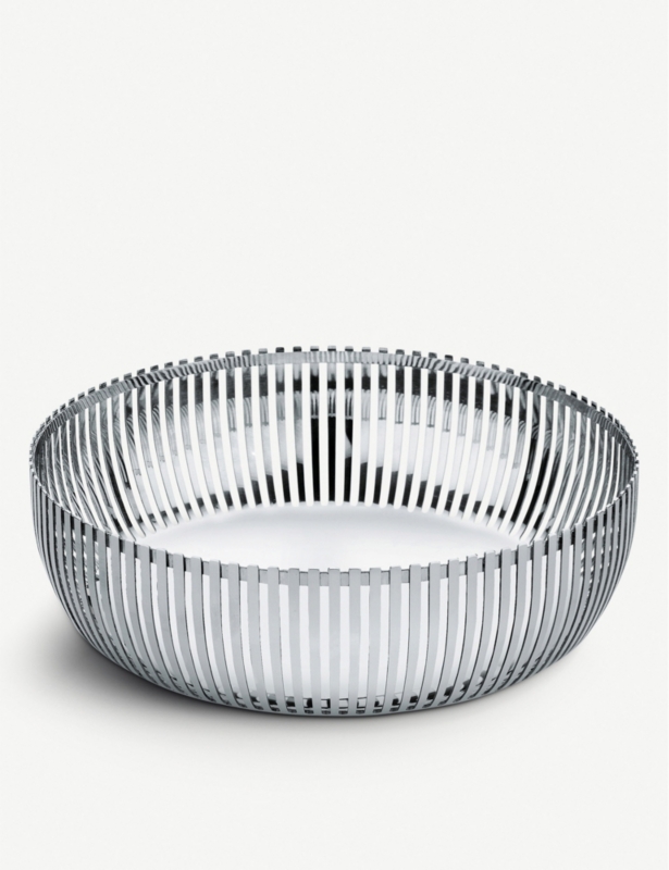 Round stainless steel basket 23cm