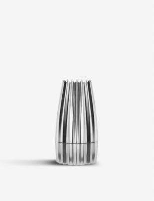 Alessi Nocolor Aluminium Cast Salt, Pepper And Spice Grinder 14.2cm