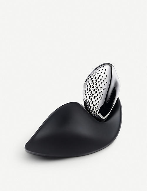 ALESSI: Forma stainless steel and melamine cheese grater