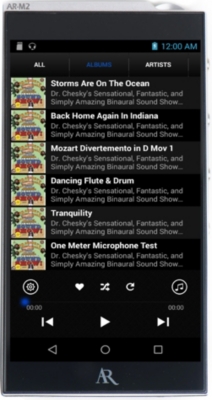 ACOUSTIC RESEARCH   Ar m2 portable hi res music player