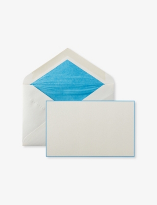 SMYTHSON: Bordered correspondence cards pack of ten