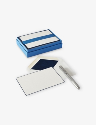 SMYTHSON: Bordered correspondence cards pack of ten
