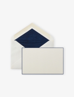 SMYTHSON: Bordered correspondence cards pack of ten