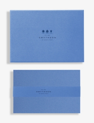 SMYTHSON: Nile Blue Kings correspondence cards pack of 10