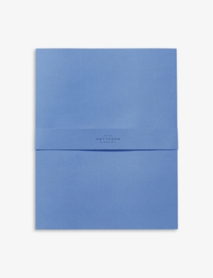 SMYTHSON: Bordered blue kings writing paper