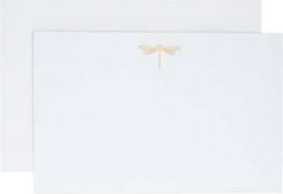SMYTHSON: Dragonfly correspondence cards 10 pack