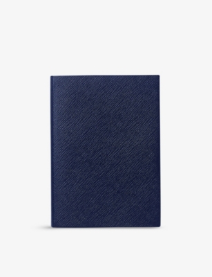 SMYTHSON: Soho leather notebook 14.5cm x 20cm