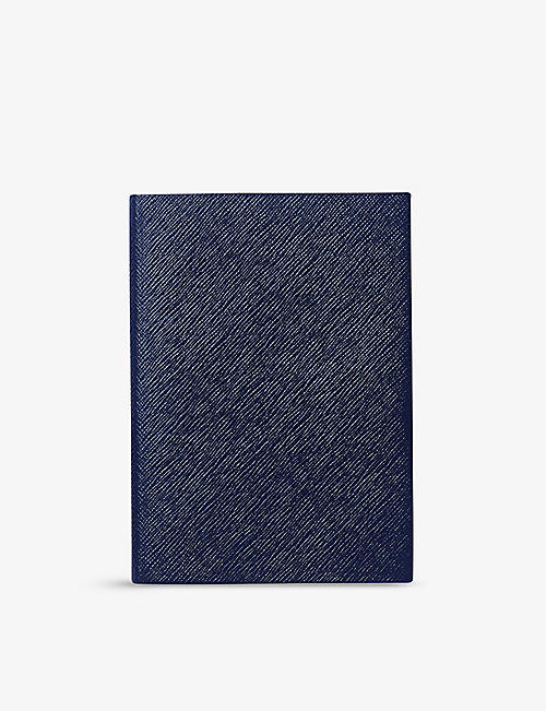 SMYTHSON: Soho leather notebook 14.5cm x 20cm