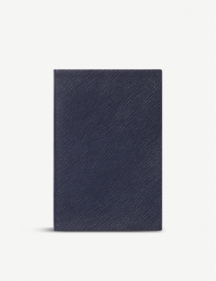 SMYTHSON: Chelsea leather notebook 16cm x 11cm