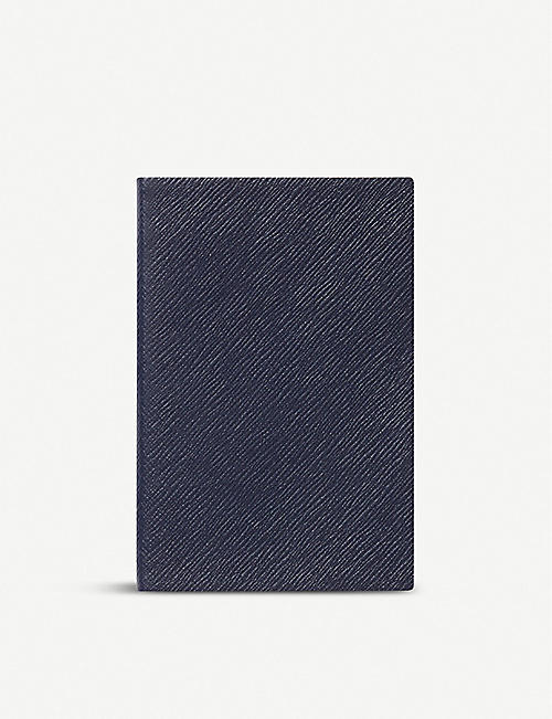 SMYTHSON: Chelsea leather notebook 16.7x11.2cm
