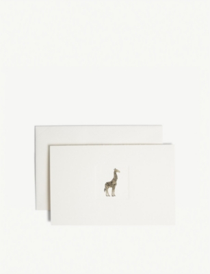 SMYTHSON: Giraffe notelets pack of ten