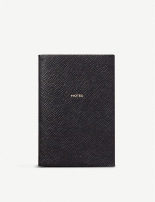SMYTHSON Chelsea croc-embossed leather notebook 16.7cm x 11.2cm