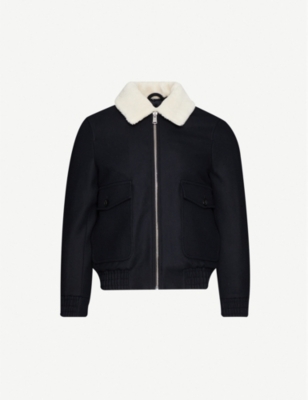 michael kors jefferson wool blend multi pocket jacket